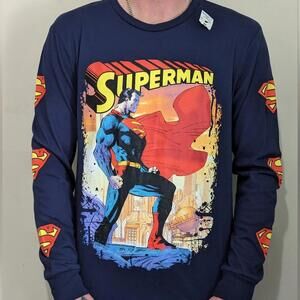 Men's Long sleeve Superman Tee